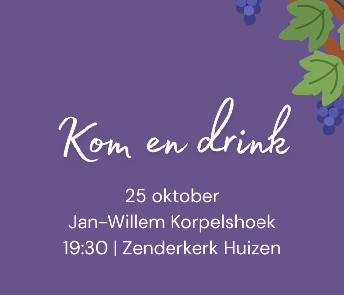 Instagram bericht oktober (Kom en drink)